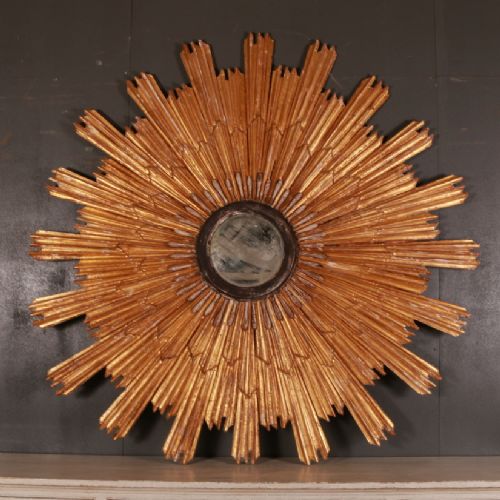 Italian Neoclassic Style Sunburst Wall Mirror