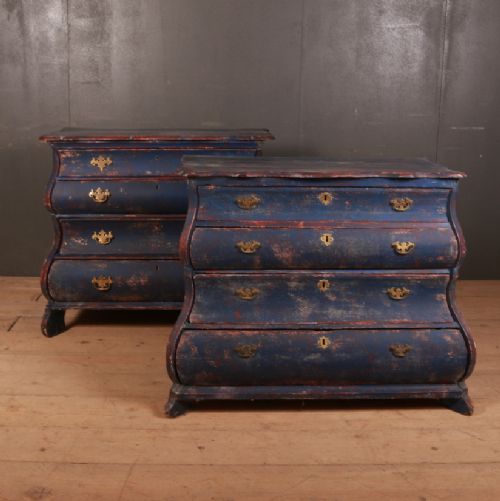 Near Pair of Dutch Commodes