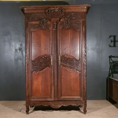 French Oak Armoire