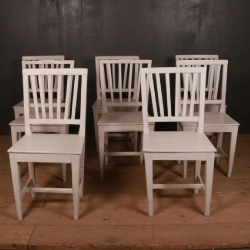 Set of 8 Swedish Dining Chairs