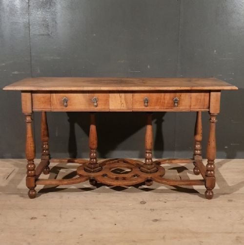 Pale Walnut Console Table
