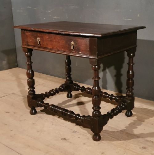 English Oak Side Table