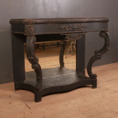 Black Painted Console Table