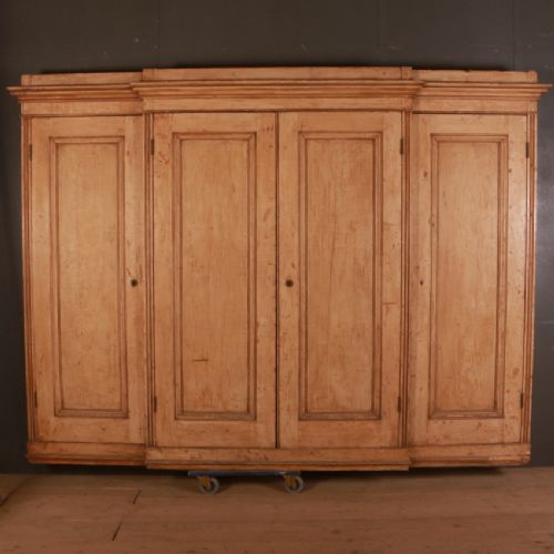 Narrow English Breakfront Cupboard
