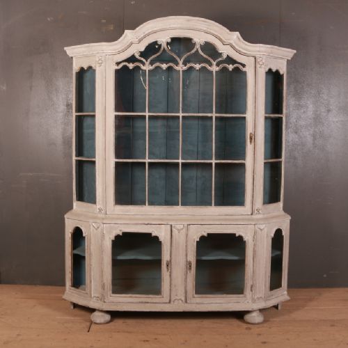 Painted Dutch Vitrine