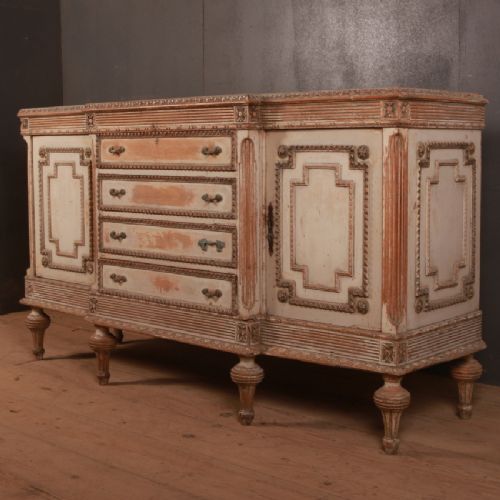 French Carved Pine Sideboard