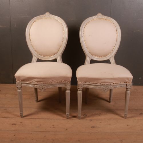 Pair of French Salon Chairs