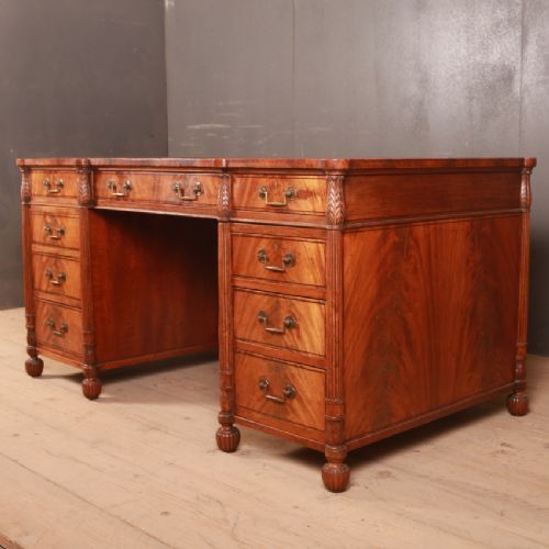 Flame Mahogany Desk