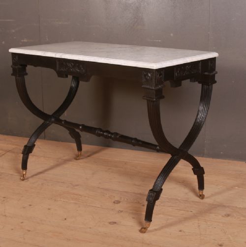 French Marble Topped Lamp Table