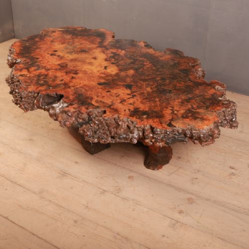 Burr Wood Coffee Table