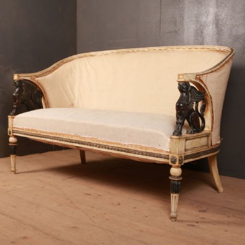Swedish Empire Style Sofa