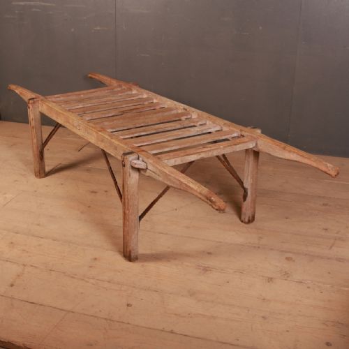 English Slatted Low Table