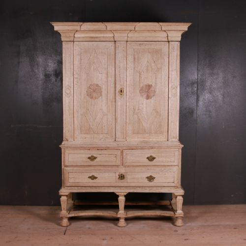 Dutch Oak Cupboard on Stand