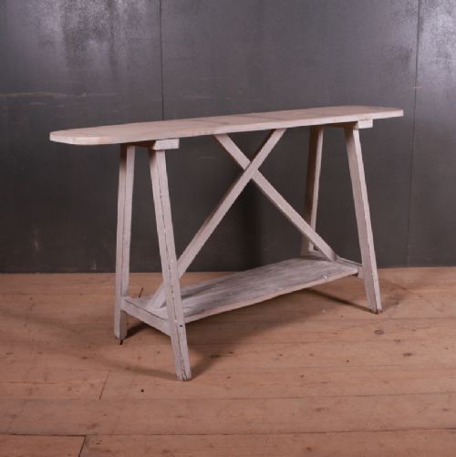French Potboard Trestle Table