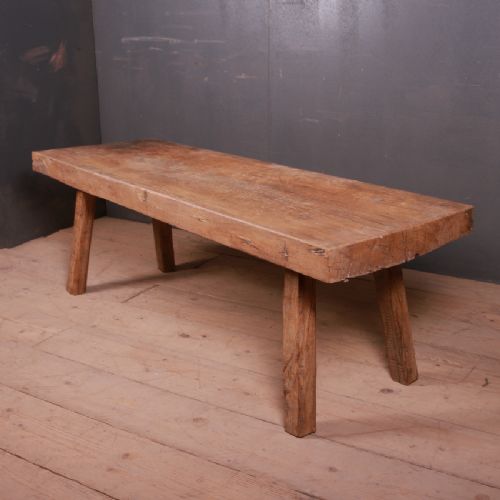 French Oak and Fruitwood Coffee Table