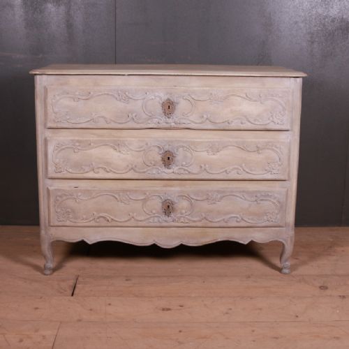 French Carved and Painted Commode