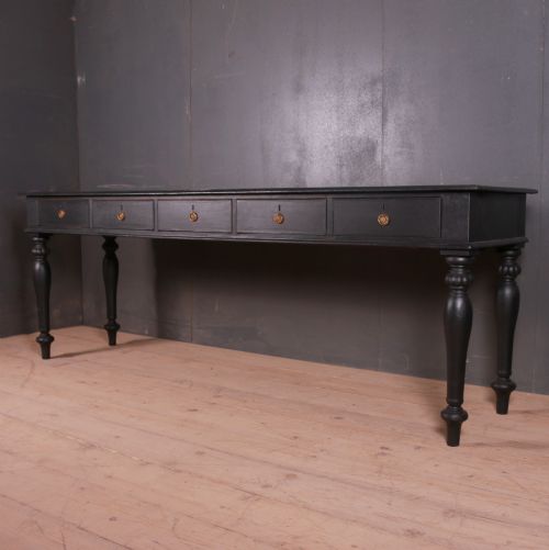 Ebonized Console Table