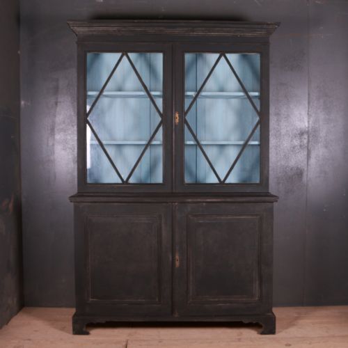 English Painted Bookcase