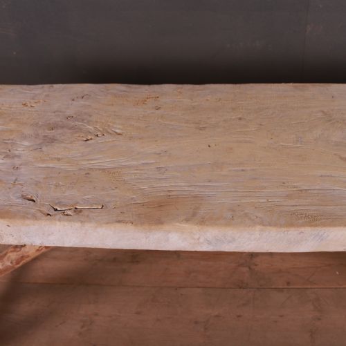 FRENCH SCRUBBED TRESTLE TABLE - ADDITIONAL PHOTO 2