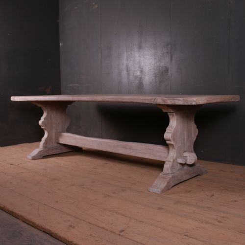 French Oak Trestle Table
