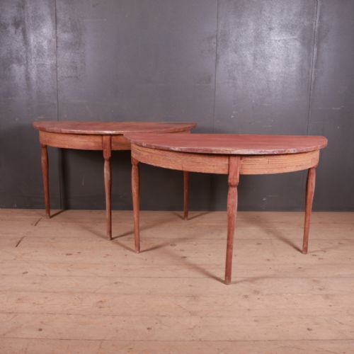 Pair of Swedish Console Tables