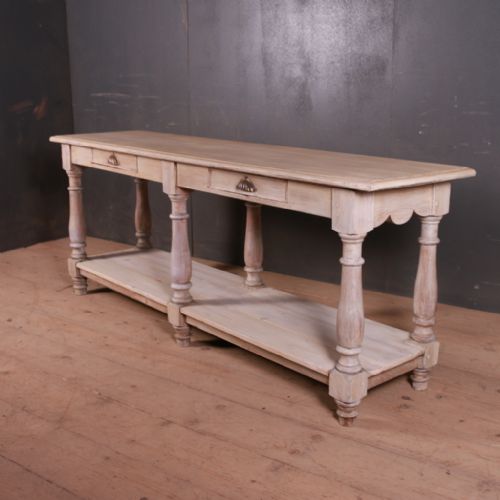 French Oak Console Table