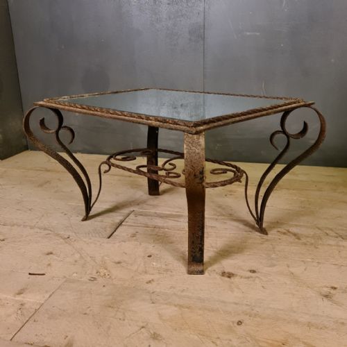 FRENCH MIRRORED LOW TABLE - ADDITIONAL PHOTO 1