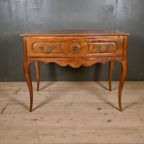 French Serpentine Lamp Table