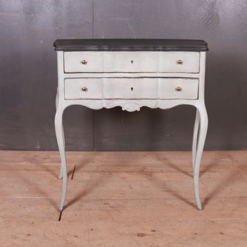 French Serpentine Lamp Table
