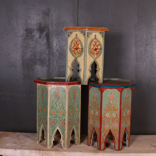 Trio of Moorish Occasional Tables