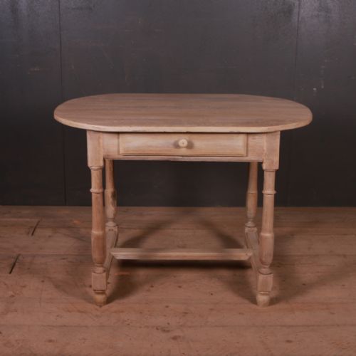 French Bleached Oak Lamp Table