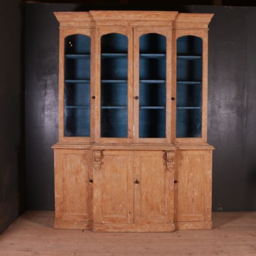 English Breakfront Bookcase