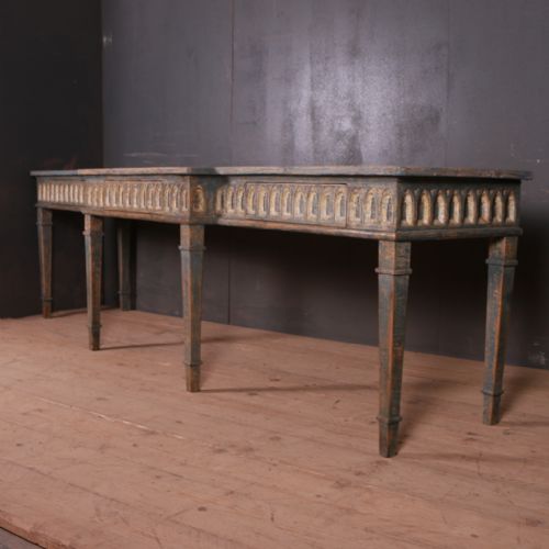 Irish Breakfront Console Table