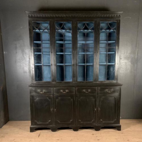 English Painted Bookcase