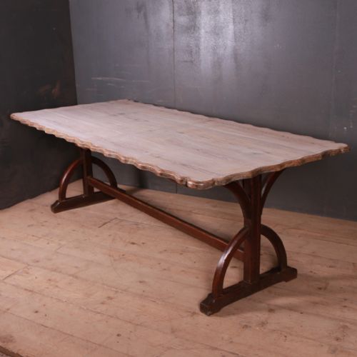 Gothic Trestle Table/ Library Table