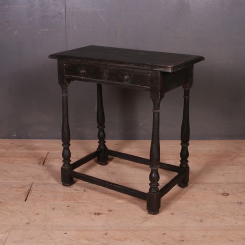English Painted Lamp Table