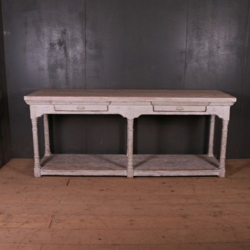 French Painted Drapers Table