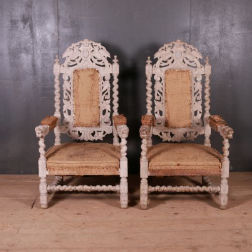 ENGLISH BLEACHED OAK CHAIRS - ADDITIONAL PHOTO 1