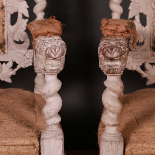 ENGLISH BLEACHED OAK CHAIRS - ADDITIONAL PHOTO 3