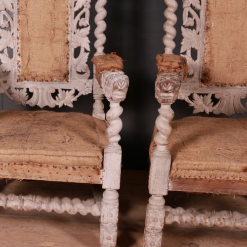 ENGLISH BLEACHED OAK CHAIRS - ADDITIONAL PHOTO 5