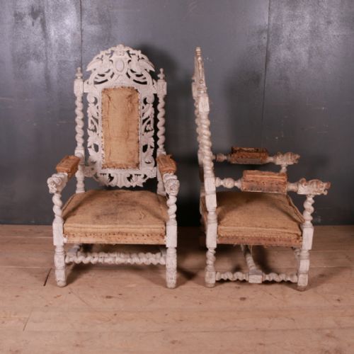 ENGLISH BLEACHED OAK CHAIRS - ADDITIONAL PHOTO 6