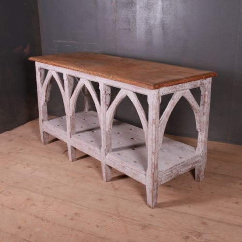 Painted Gothic Console Table