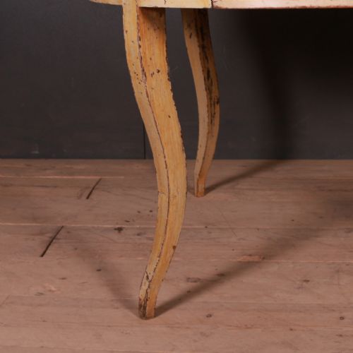 LARGE ORIGINAL PAINTED BREAKFAST TABLE - ADDITIONAL PHOTO 2