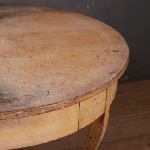 LARGE ORIGINAL PAINTED BREAKFAST TABLE - ADDITIONAL PHOTO 4