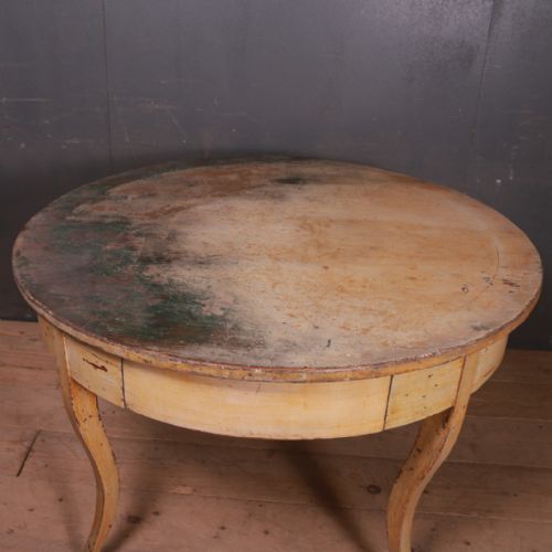 LARGE ORIGINAL PAINTED BREAKFAST TABLE - ADDITIONAL PHOTO 5