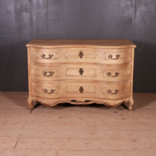 French Walnut Serpentine Commode