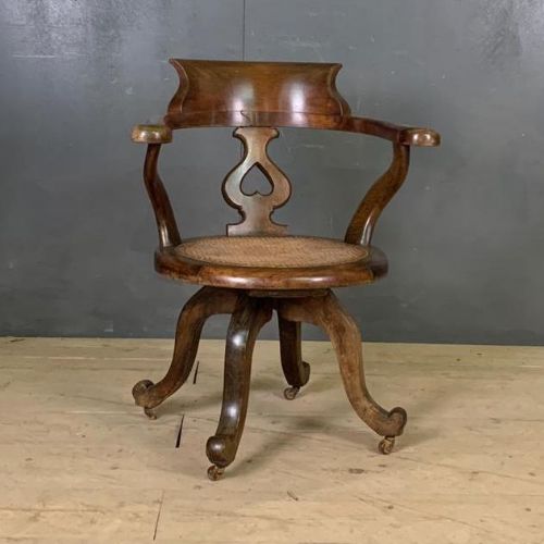 English Swivel Desk Chair