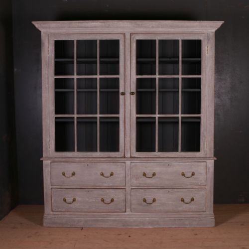 English Glazed Kitchen Cabinet