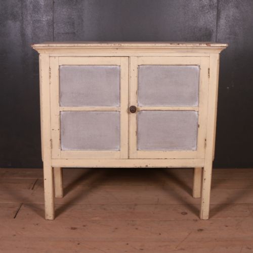 SMALL ORIGINAL PAINTED SCOTTISH FOOD CUPBOARD - ADDITIONAL PHOTO 1
