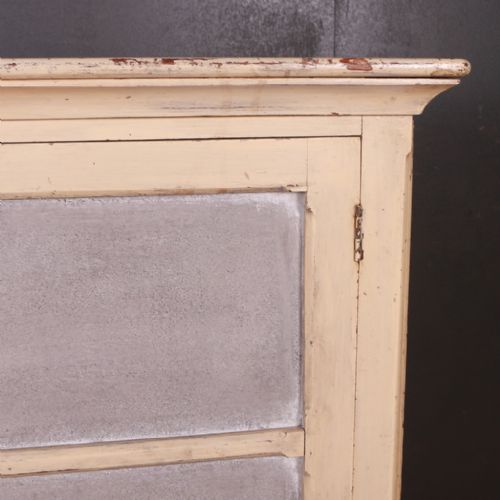 SMALL ORIGINAL PAINTED SCOTTISH FOOD CUPBOARD - ADDITIONAL PHOTO 2